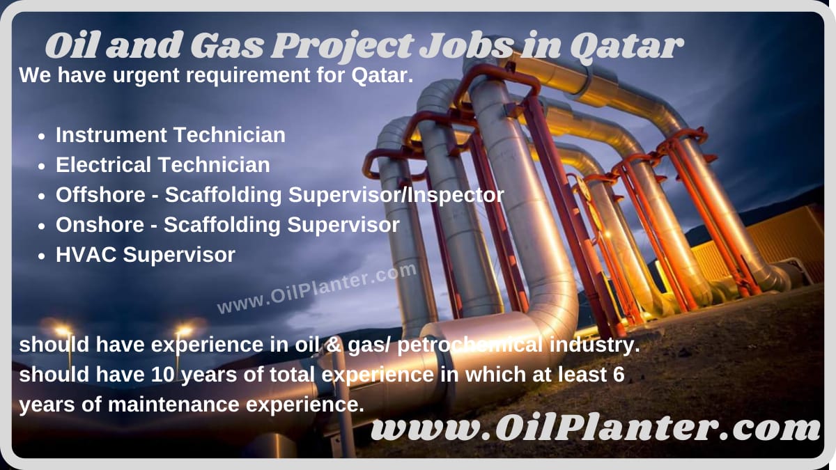 Oil and Gas Project Jobs in Qatar